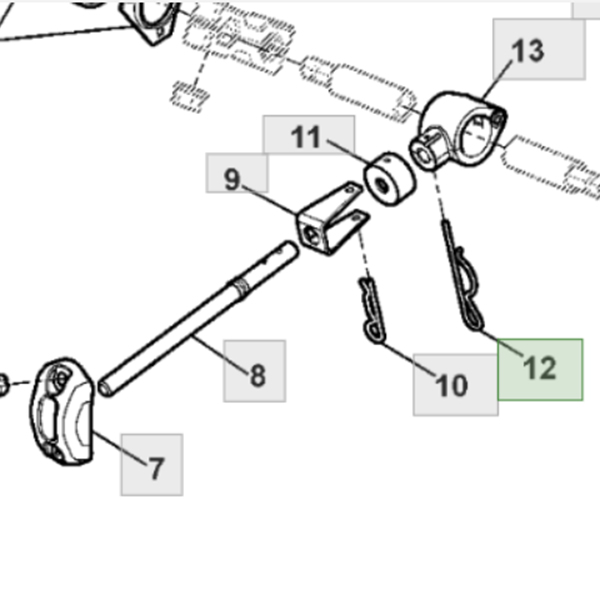 H169913 Cotter pin John Deere (Art-Agro) - Image 2
